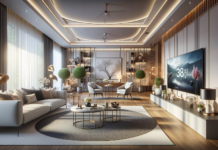 Integración Estilizada: Cómo Incorporar una Smart TV en la Decoración de Tu Hogar Smart TV integrada en la decoración del salón