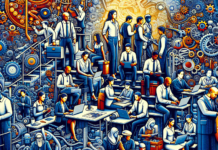 Los talentos ocultos: cómo las habilidades de los migrantes están transformando el panorama laboral en Europa A woman looking in a microscope.