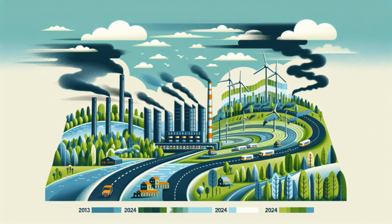 smoke coming out of industrial chimneys.