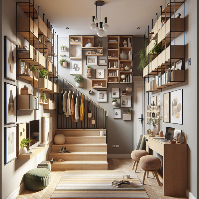 "Si tu casa no tiene recibidor, puedes solucionarlo con un mueble tipo estantería de este estilo"