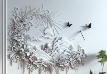 Transforma tu Pared Blanca con el Adhesivo Ideal para un Toque Elegante "Este es el adhesivo que necesitas para transformar una pared blanca en un espacio más elegante"