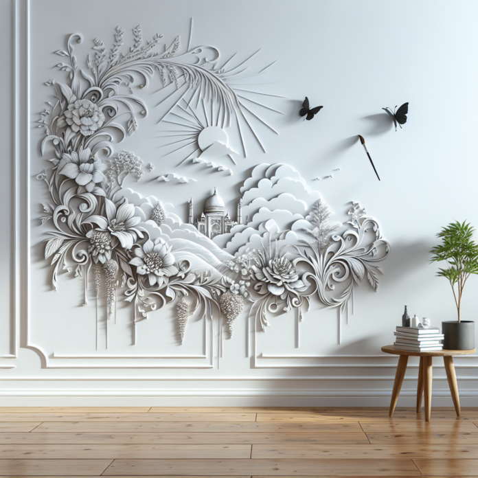 Transforma tu Pared Blanca con el Adhesivo Ideal para un "Este es el adhesivo que necesitas para transformar una pared blanca en un espacio más elegante"