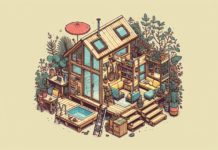 Vida y Experiencia en una Minicasa de Nueve Metros Cuadrados Construida por Mí "Vivo y experimento la vida en una minicasa de nueve metros cuadrados hecha por mí mismo"