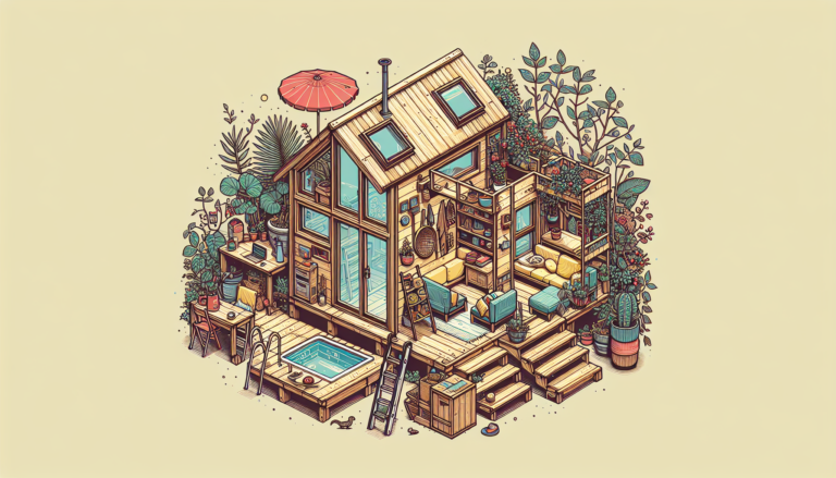 "Vivo y experimento la vida en una minicasa de nueve metros cuadrados hecha por mí mismo"