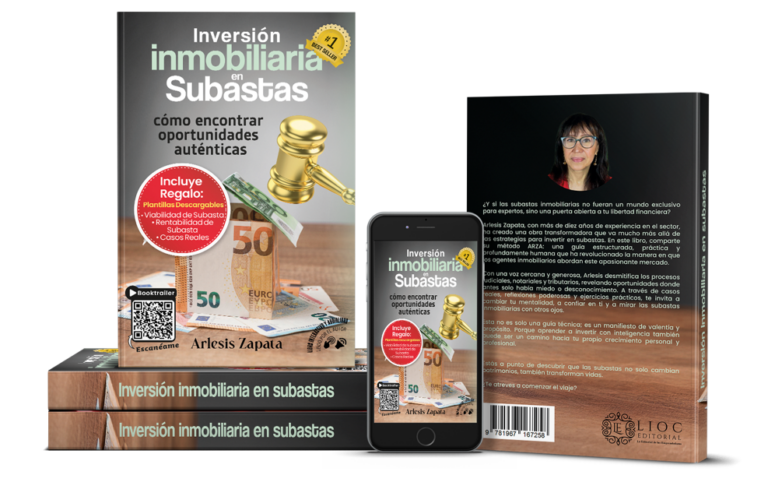 Arlesis Zapata se posiciona como # 1 en Amazon en inversiones con su libro 'Inversión inmobiliaria en subastas: Cómo encontrar oportunidades auténticas'