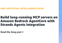Construcción de Servidores MCP de Larga Duración en Amazon Bedrock AgentCore con Integración de Agentes Strands Build long-running MCP servers on Amazon Bedrock AgentCore with Strands Agents integration