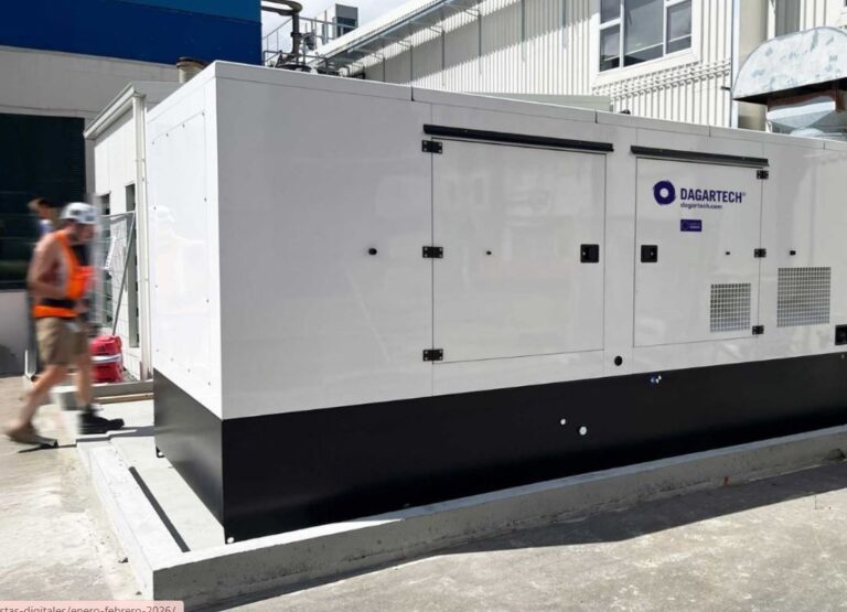 Dagartech suministra un grupo electrógeno a medida de 730 kVA para garantizar la continuidad eléctrica de un centro de datos en Nueva Zelanda