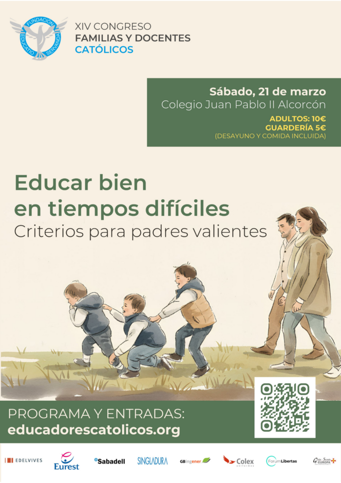 El Colegio Juan Pablo II de Parla impulsa el XIV Congreso de Familias y Docentes Católicos