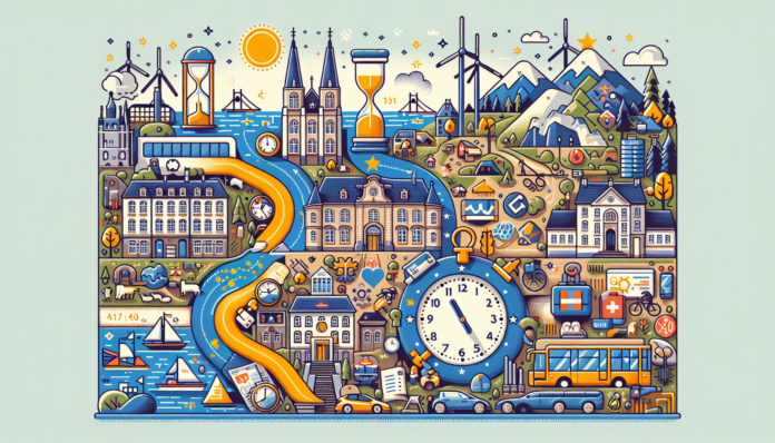 A close-up of a map with colourful pins.