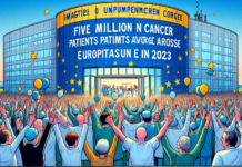 Hospitales de la UE liberan a 5 millones de pacientes con cáncer en 2023: un avance sin precedentes en la atención médica A person being discharged from hospital ba a doctor and a nurse.