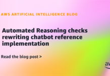 Implementación de Referencia para un Chatbot de Reescritura con Comprobaciones de Razonamiento Automatizado Automated Reasoning checks rewriting chatbot reference implementation