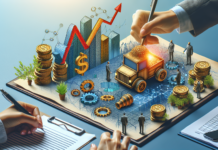 Incremento en Registro de Empresas y Quiebras en el Cuarto Trimestre de 2025 A group of people in business surrounding leaning over a table with laptop and papers on it.