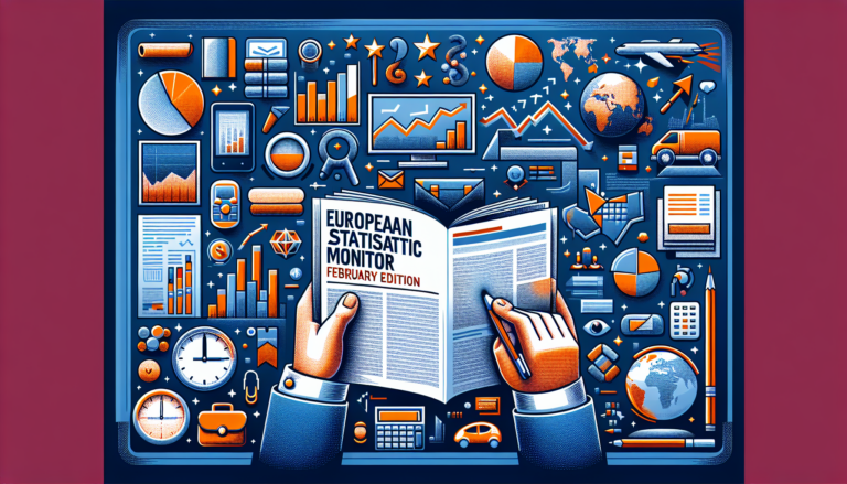 Green and red trend lines on a blue screen.