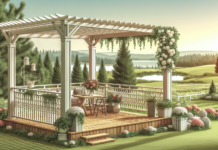 Terraza Pequeña con Pérgola: Decoración Escandinava Con Encanto Terraza pequeña con pérgola: cómo decorarla al estilo escandinavo con mucho encanto