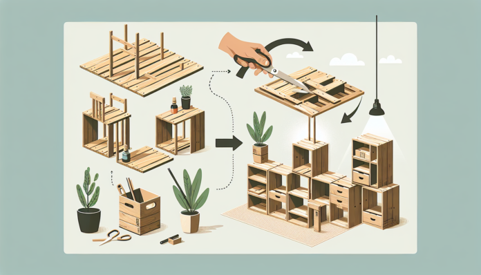 Transforma Tu Espacio: Crea un Mueble con Cajas de Madera 🔴Haz un mueble con cajas de madera fácil: proyecto DIY