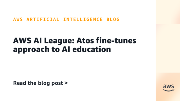 AWS AI League: Atos Optimiza Su Enfoque en la Educación sobre IA