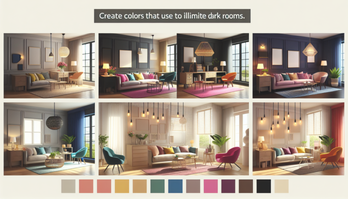 Colores para iluminar habitaciones oscuras