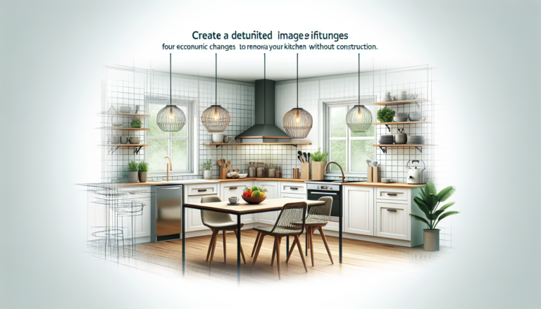 Cuatro Cambios Económicos para Renovar tu Cocina Sin Obras