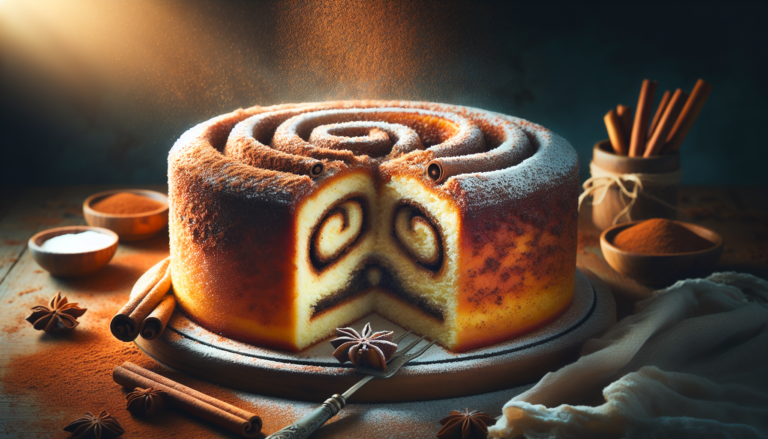 Delicioso Bizcocho de Canela: La Suave Magia del Cinnamon Roll