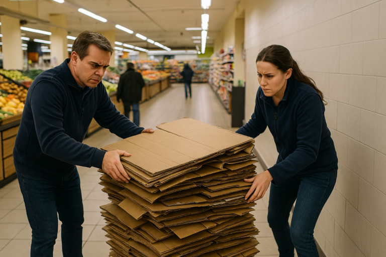 El Costo Oculto del Cartón: Impacto en Tiempo y Productividad Cuando la Compactadora Se Detiene