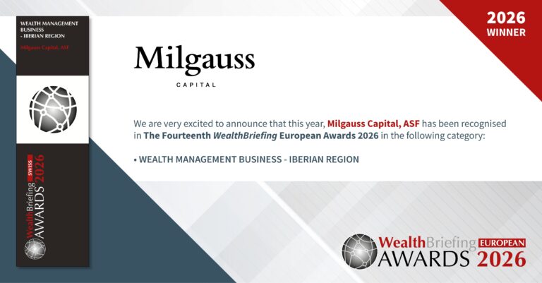Milgauss Capital, ASF: Premio a la Mejor Gestión de Patrimonios en la Península Ibérica en Londres