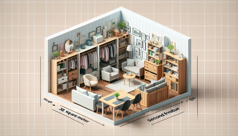 Decorar un apartamento pequeño de 38 m² con muebles de segunda mano