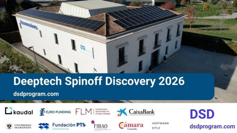 Deeptech Spinoff Discovery 2026: el PTS de Granada abre inscripciones hoy