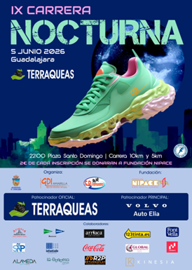 123tinta.es: Patrocinador de la IX Carrera Nocturna de Guadalajara