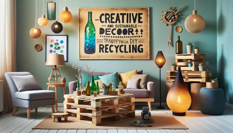 Decoración Creativa y Sostenible: Transformando tu Hogar con DIY Reciclado
