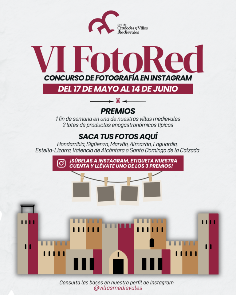 La Red Medieval Lanza su VI Concurso de Fotografía en Instagram para Promocionar el Patrimonio Histórico