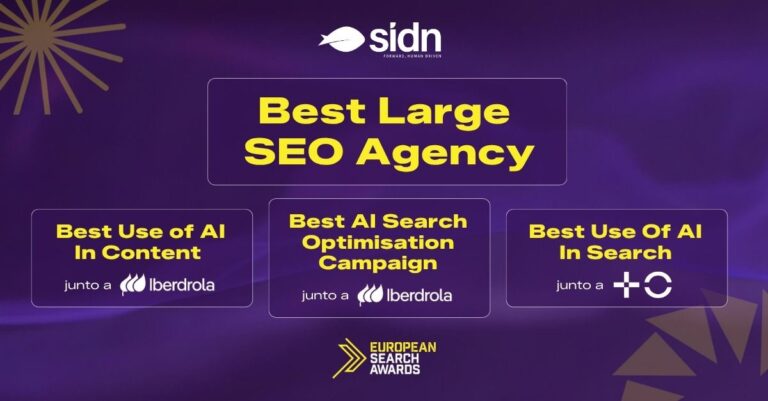 SIDN: Nominada a Mejor Agencia SEO de Europa en los European Search Awards 2026