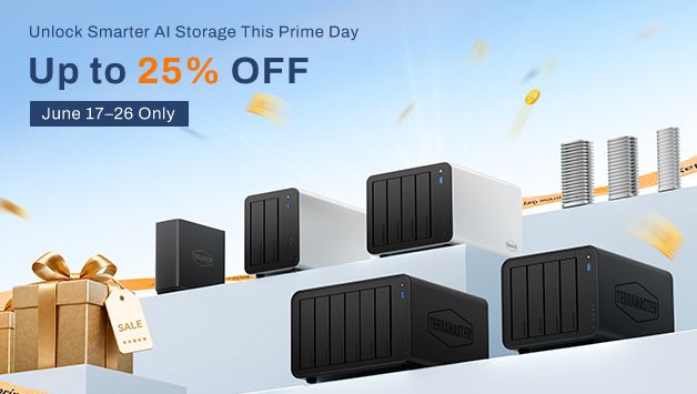 Actualiza Tu Almacenamiento para la Era de la IA en el TerraMaster Prime Day 2026: Hasta un 25% de Descuento