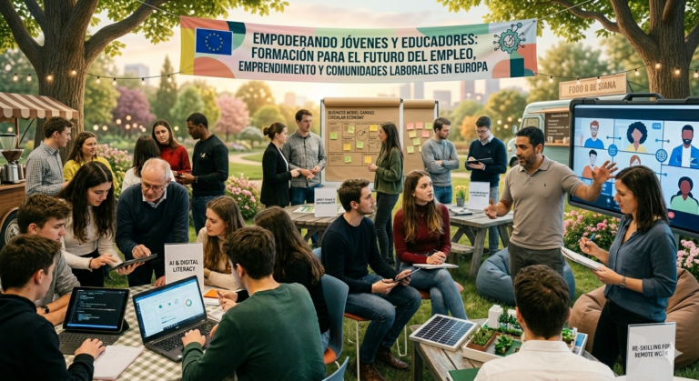 Europa Impulsa una Nueva Generación de Profesionales para Transformar el Futuro del Trabajo desde Espacios Colaborativos
