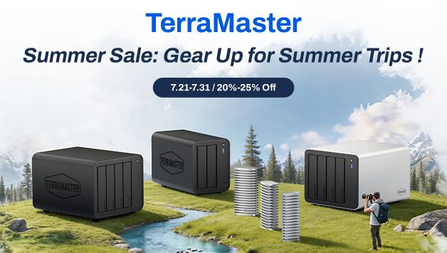 Descuentos de Verano: Hasta un 25% en NAS y DAS Seleccionados de TerraMaster