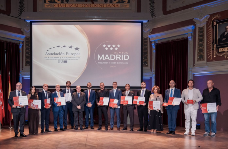 Reconocimiento a la Excelencia Empresarial por la Asociación Europea de Economía y Competitividad en Madrid 2026