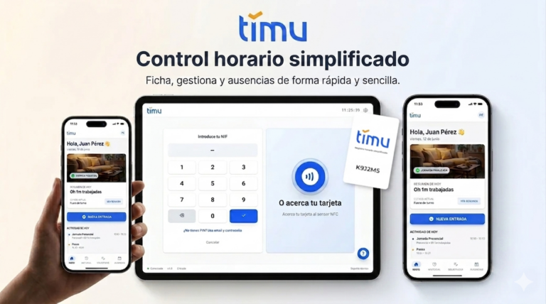 Timu.es: La Plataforma Innovadora que Ayuda a Pymes y Autónomos a Cumplir con la Nueva Normativa de Control Horario