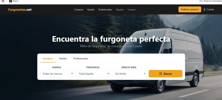 Furgonetas.net: Especialización en la Compra y Venta de Furgonetas de Segunda Mano