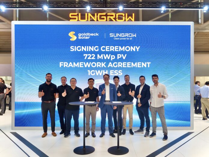 Sungrow y GOLDBECK SOLAR: La Alianza que Da Vida al Sungrow y GOLDBECK SOLAR firman el mayor proyecto fotovoltaico de Europa (722 MWp)