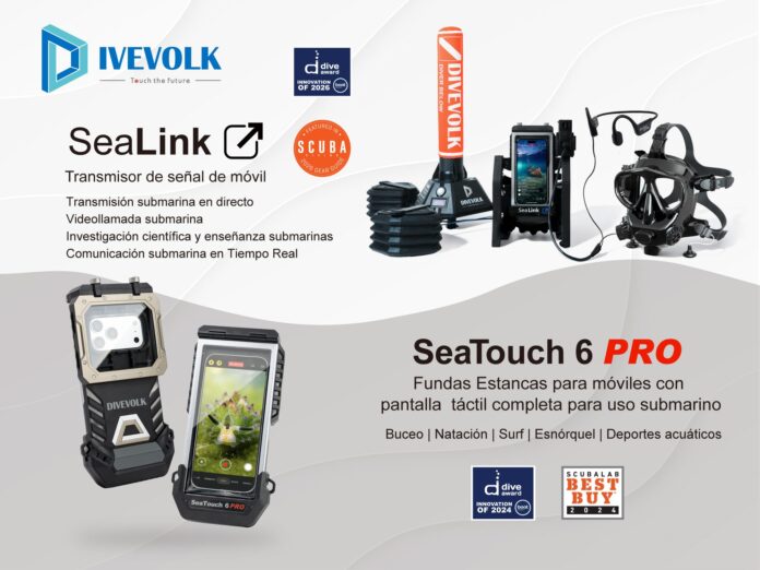 Divevolk Lanza SeaTouch 6 Pro: Innovadora Pantalla Táctil y Resistencia DIVEVOLK presenta SeaTouch 6 Pro, con una tecnología de pantalla táctil mejorada y protección hasta 60 metros de profundidad