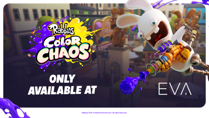 EVA Lanza Rabbids: Color Chaos, Un Juego Familiar en Sus EVA presenta el juego Rabbids: Color Chaos, para toda la familia, en sus centros de realidad virtual
