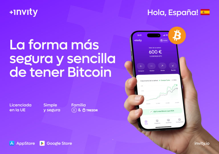 Invity Llega a España: La Forma Más Inteligente y Sencilla de Obtener Bitcoin