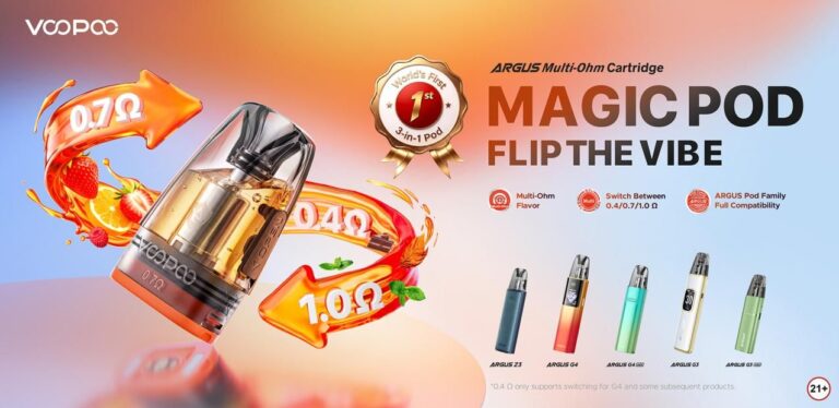 Más Allá de la Publicidad: La Magia del Cartucho ARGUS Multi-Ohm en el Vapeo