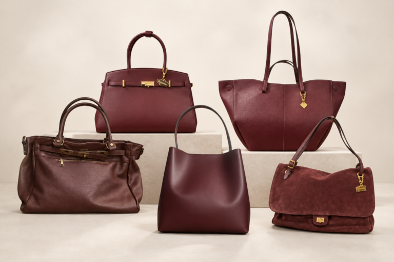 Sweetterstore Presenta Sus Bolsos Burdeos, el Color de la Temporada