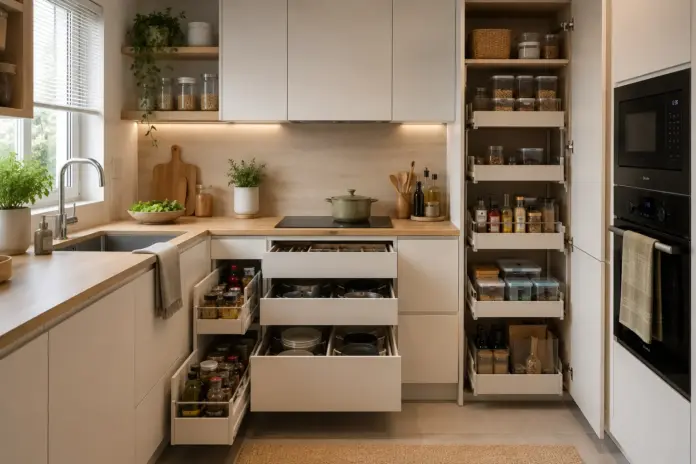 Organización Efectiva de Cocinas Pequeñas: Ideas para Maximizar el Espacio 🔴Cómo organizar una cocina pequeña para aprovechar el espacio: ideas que multiplican los metros